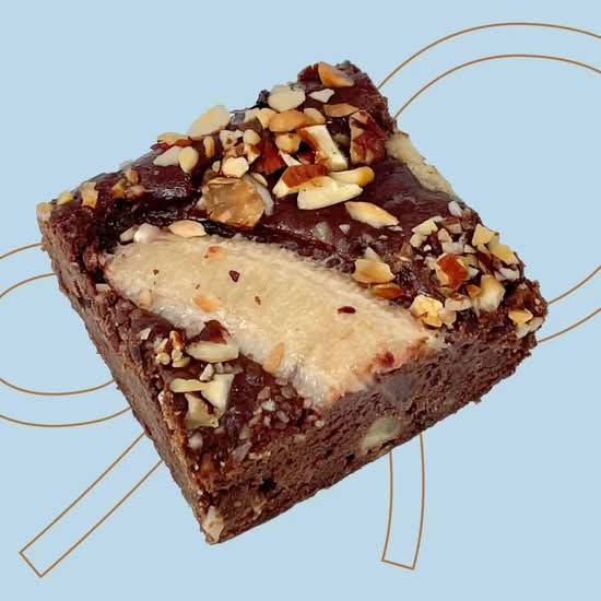 Banana Oat Choco Brownie (香蕉燕麦可可布朗尼)